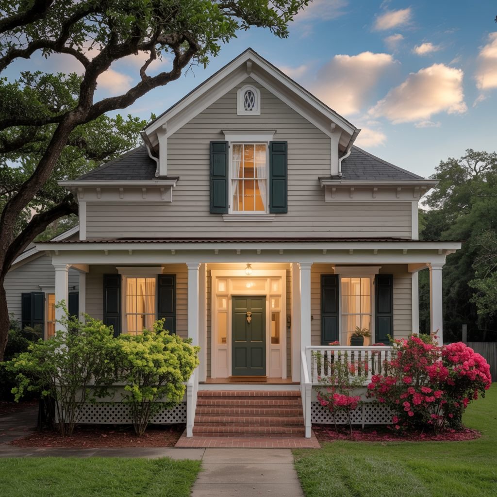 Brick-and-siding single-family home of the type common across Tallahassee and Leon County