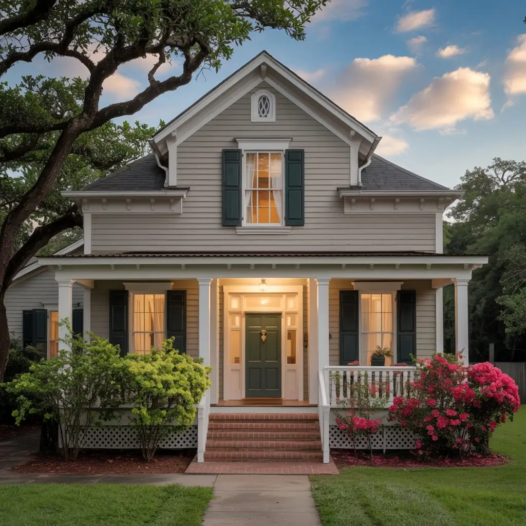 Brick-and-siding single-family home of the type common across Tallahassee and Leon County